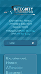 Mobile Screenshot of integritywaterproofing.com